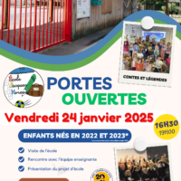 Affiche portes ouvertes